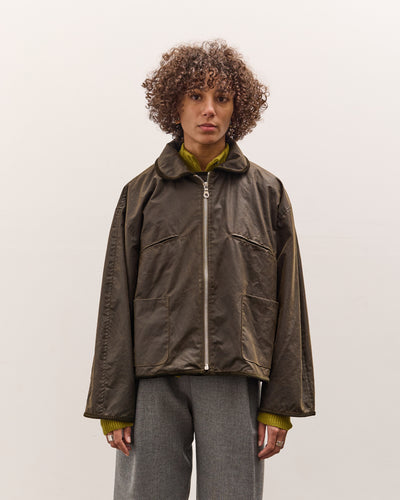 Cawley British Oilskin Women's Flying Jacket, Olive