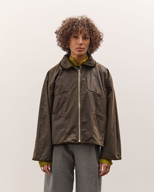 Cawley British Oilskin Women's Flying Jacket, Olive