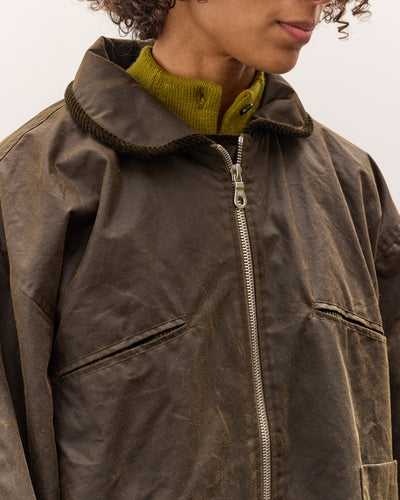 Cawley British Oilskin Women's Flying Jacket, Olive