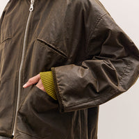 Cawley British Oilskin Women's Flying Jacket, Olive