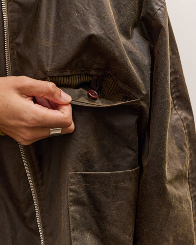 Cawley British Oilskin Women's Flying Jacket, Olive