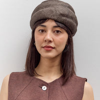 Cawley Brookes Boswell Straw Hat, Chocolate