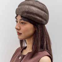 Cawley Brookes Boswell Straw Hat, Chocolate