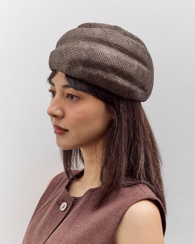 Cawley Brookes Boswell Straw Hat, Chocolate