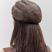 Cawley Brookes Boswell Straw Hat, Chocolate