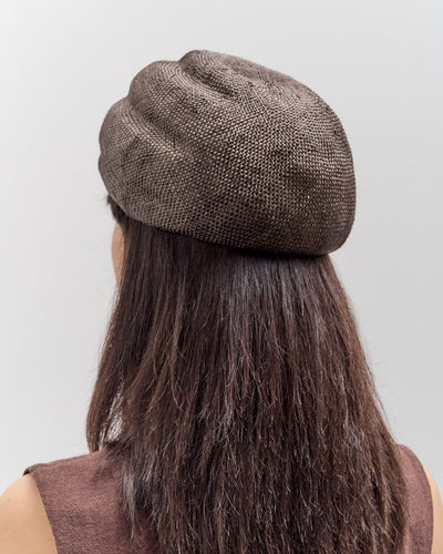 Cawley Brookes Boswell Straw Hat, Chocolate