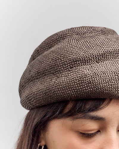 Cawley Brookes Boswell Straw Hat, Chocolate