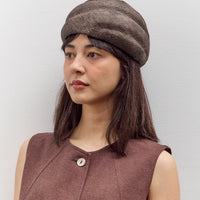 Cawley Brookes Boswell Straw Hat, Chocolate