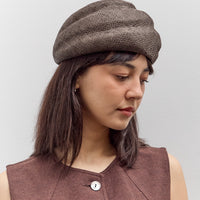 Cawley Brookes Boswell Straw Hat, Chocolate