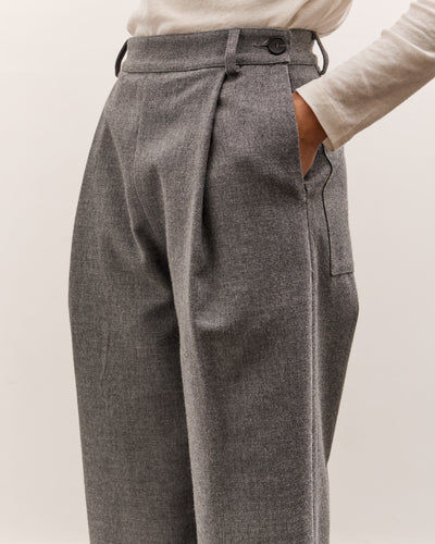 Cawley British Wool Georgia Trouser, Light Grey