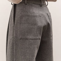 Cawley British Wool Georgia Trouser, Light Grey