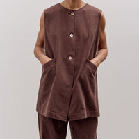 Cawley Daphne Vest, Fog Purple