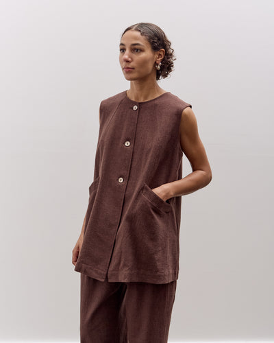 Cawley Daphne Vest, Fog Purple