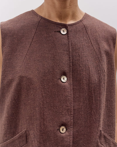 Cawley Daphne Vest, Fog Purple