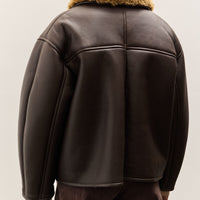 Cawley Leather Back Flying Jacket, Ginger / Brown