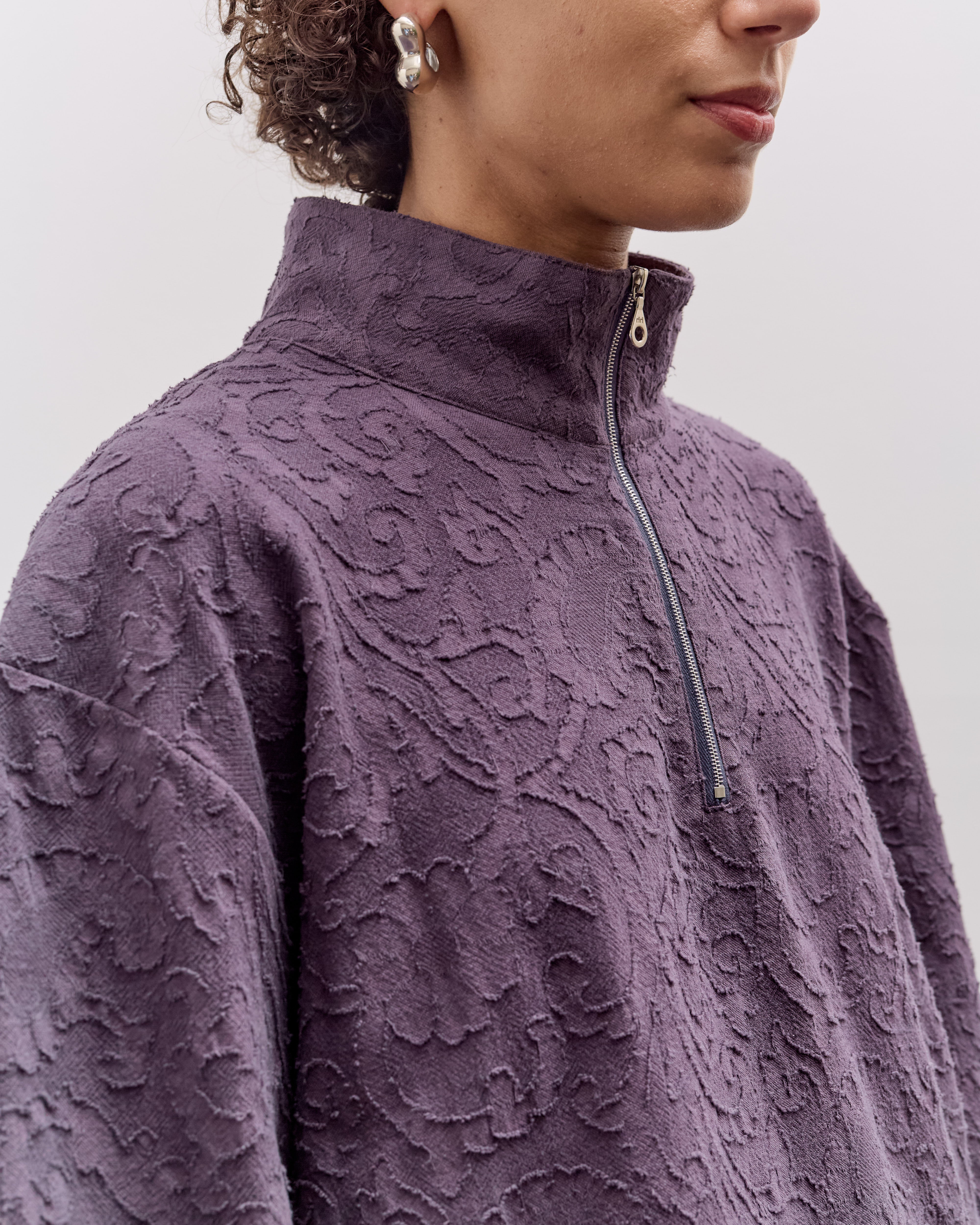 Cawley Miles Pullover, Aubergine – Glasswing