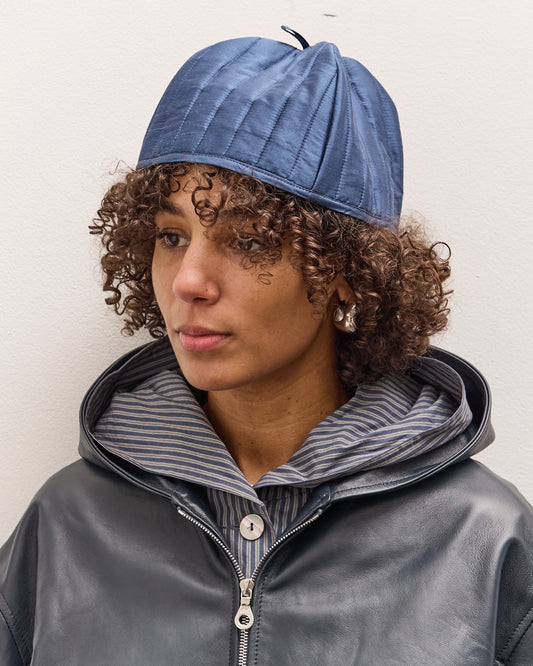 Cawley Quilted Silk Tea Cosy Hat, Insignia