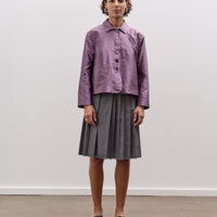 Cawley Silk Dupion Lillie Jacket, Prune