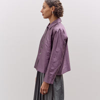 Cawley Silk Dupion Lillie Jacket, Prune