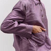 Cawley Silk Dupion Lillie Jacket, Prune