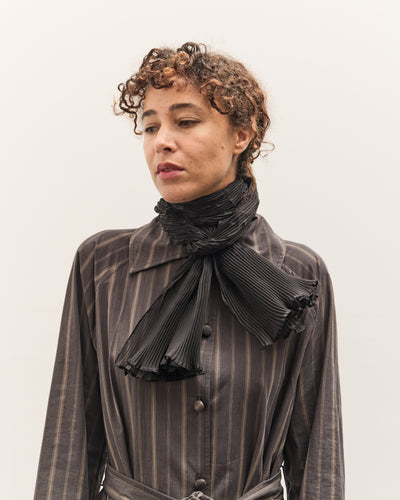 Cawley Silk Organza Scarf, Black