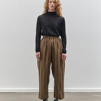 Cawley Striped Luna Trouser, Forest/Chocolate