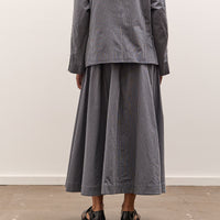 Cawley Longline Stevie Skirt, Navy Stripe