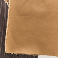 Cawley Tan Leather Back Curly Shawl, Tan