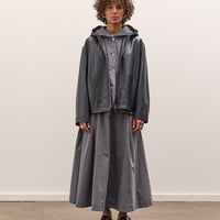 Cawley Women's Hoodie, Navy Leather