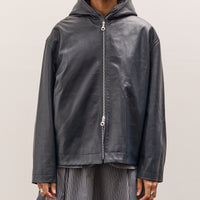 Cawley Women's Hoodie, Navy Leather