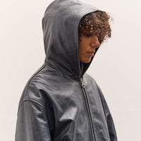 Cawley Women's Hoodie, Navy Leather