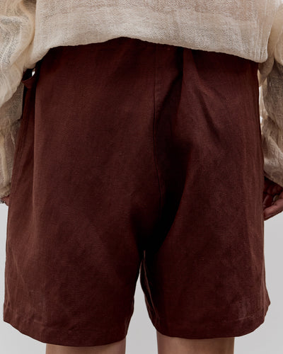 Colbo Short Shorts, Mahogany
