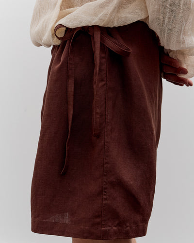 Colbo Short Shorts, Mahogany