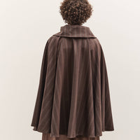 Colbo Cape, Navy / Brown Stripe