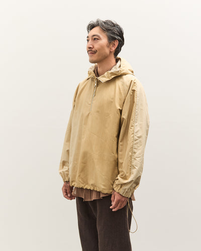 Colbo Hooded Raglan Parka Unisex, Washed Yellow Stripe