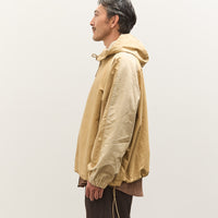 Colbo Hooded Raglan Parka Unisex, Washed Yellow Stripe
