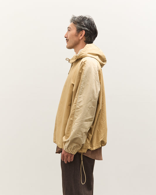 Colbo Hooded Raglan Parka Unisex, Washed Yellow Stripe