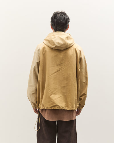 Colbo Hooded Raglan Parka Unisex, Washed Yellow Stripe