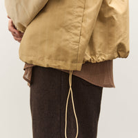 Colbo Hooded Raglan Parka Unisex, Washed Yellow Stripe