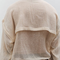 Colbo Mesh Jacket Unisex, Natural