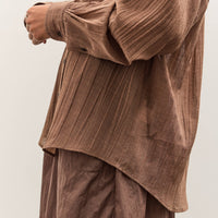 Colbo Office Shirt, Sheer Crinkled Clay