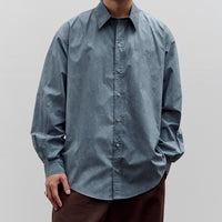 Colbo Office Shirt, Washed Blue