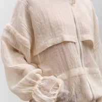 Colbo Mesh Jacket, Natural