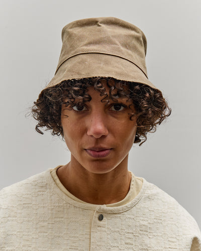 Colbo Double Raw Edge Bucket Hat, Olive