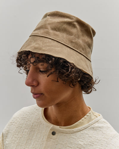 Colbo Double Raw Edge Bucket Hat, Olive