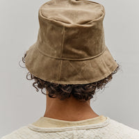 Colbo Double Raw Edge Bucket Hat, Olive