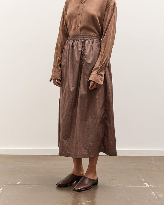 Colbo Elastic Skirt, Crinkly Brown Nylon