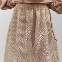 Colbo Elastic Skirt, Textured Gingham