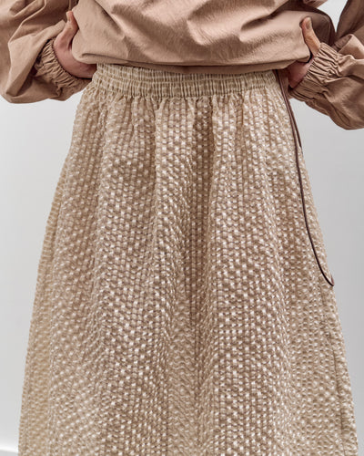 Colbo Elastic Skirt, Textured Gingham