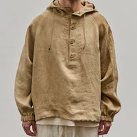 Colbo Hooded Raglan Parka, Hard Wash Beige